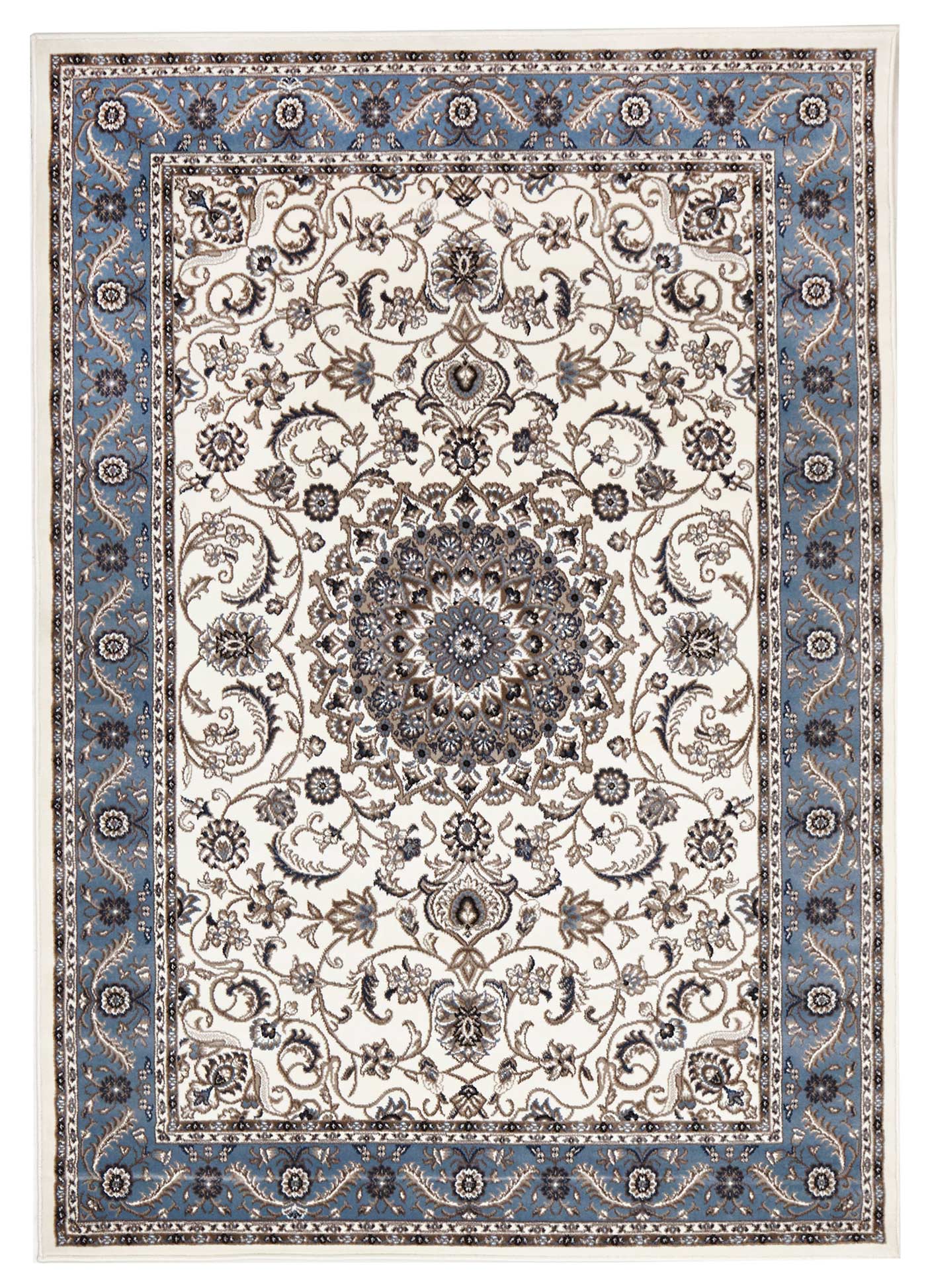 Sydney 9 White Blue Rug by Rug Culture - 400X300CM - RECTANGLE
