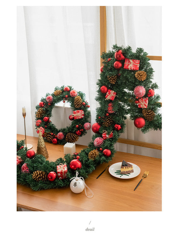 Christmas gift, Christmas wreath, door hanging