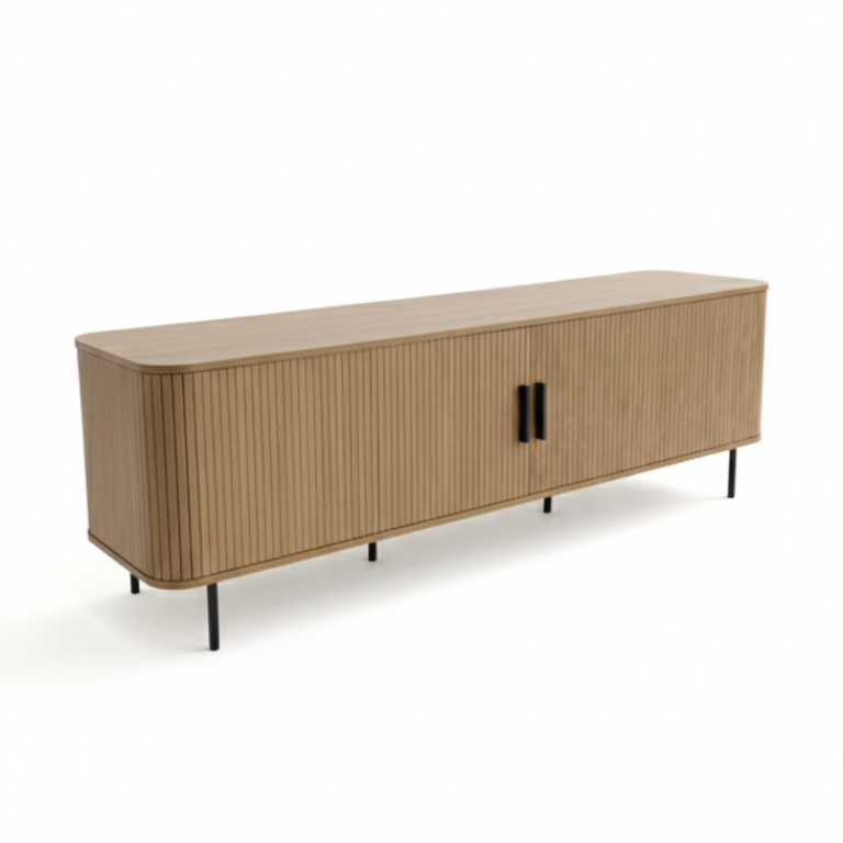 Florence 2 Door Entertainment Unit Oak