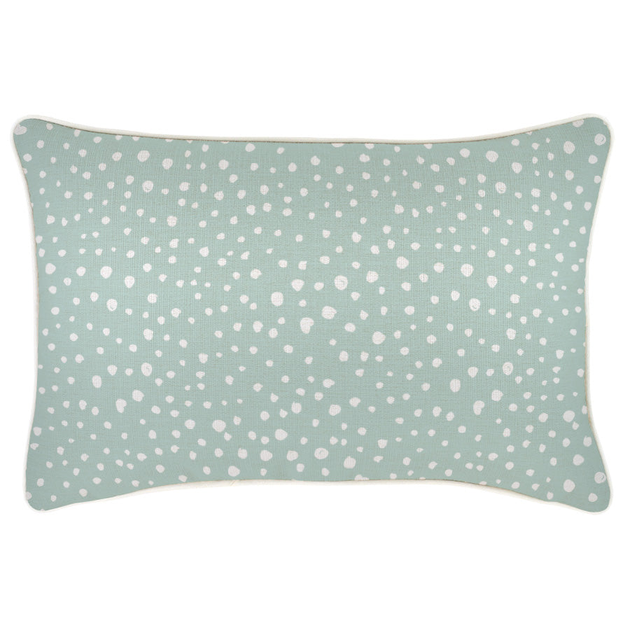 Cushion Cover-With Piping-Lunar Pale Mint-35cm x 50cm