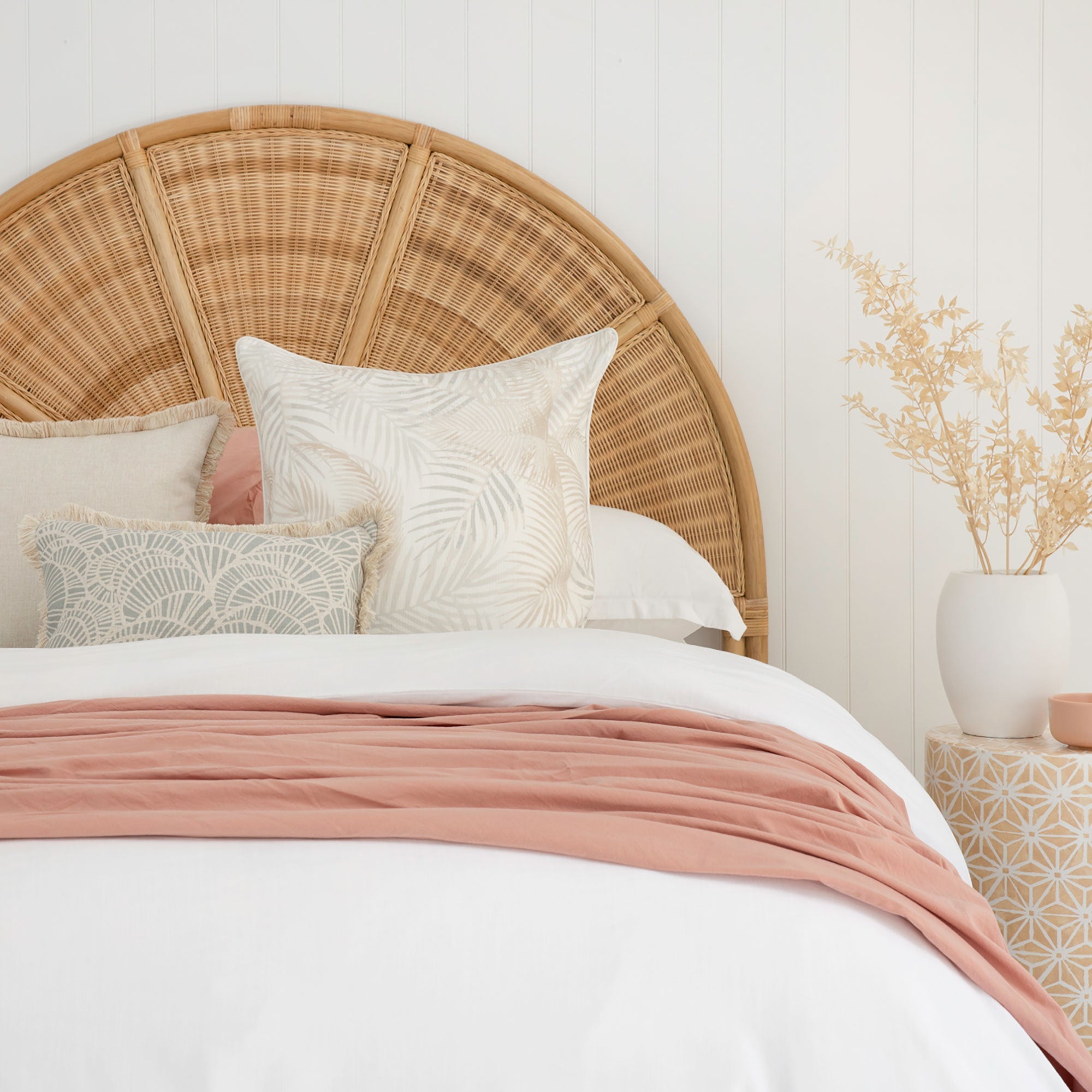 Cushion Cover-With Piping-Seminyak Biscuit-60cm x 60cm