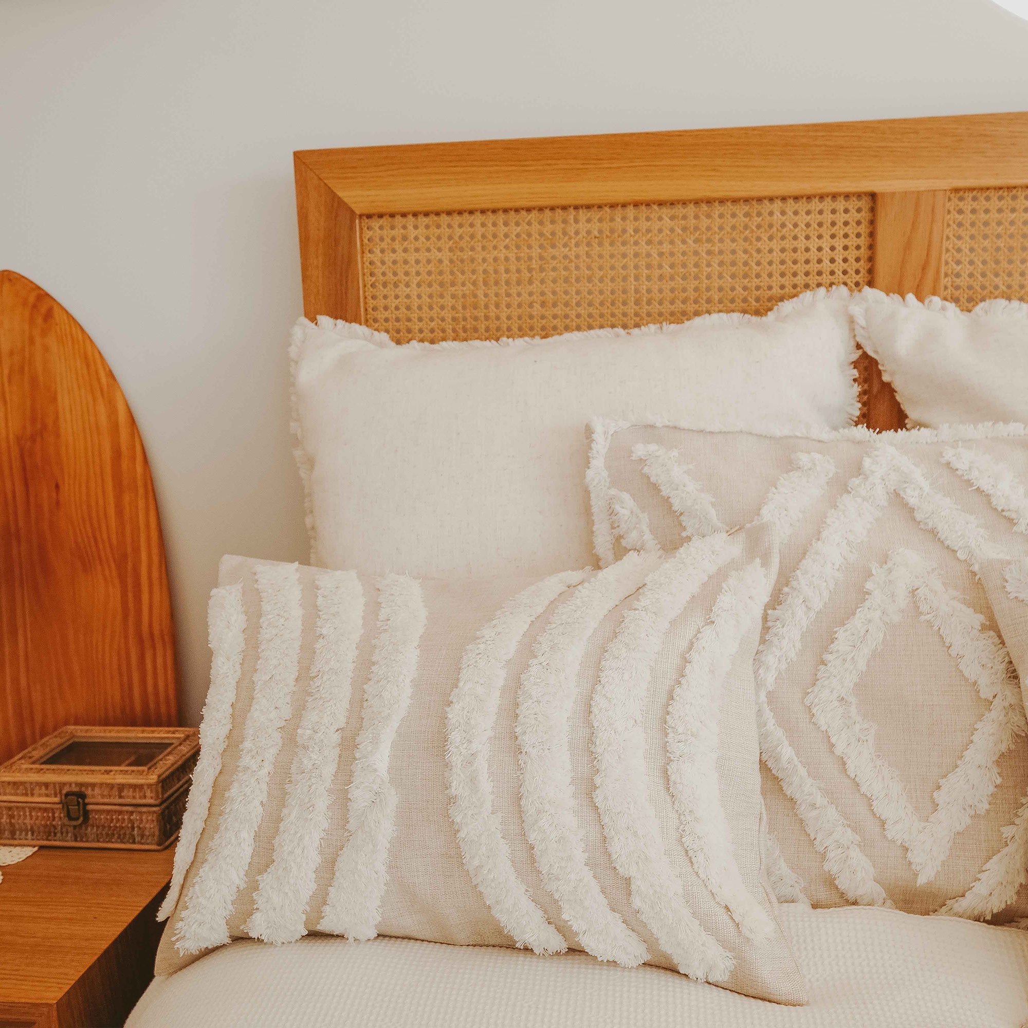 Cushion Cover-Boho Textured Single Sided-Mosman-50cm x 50cm