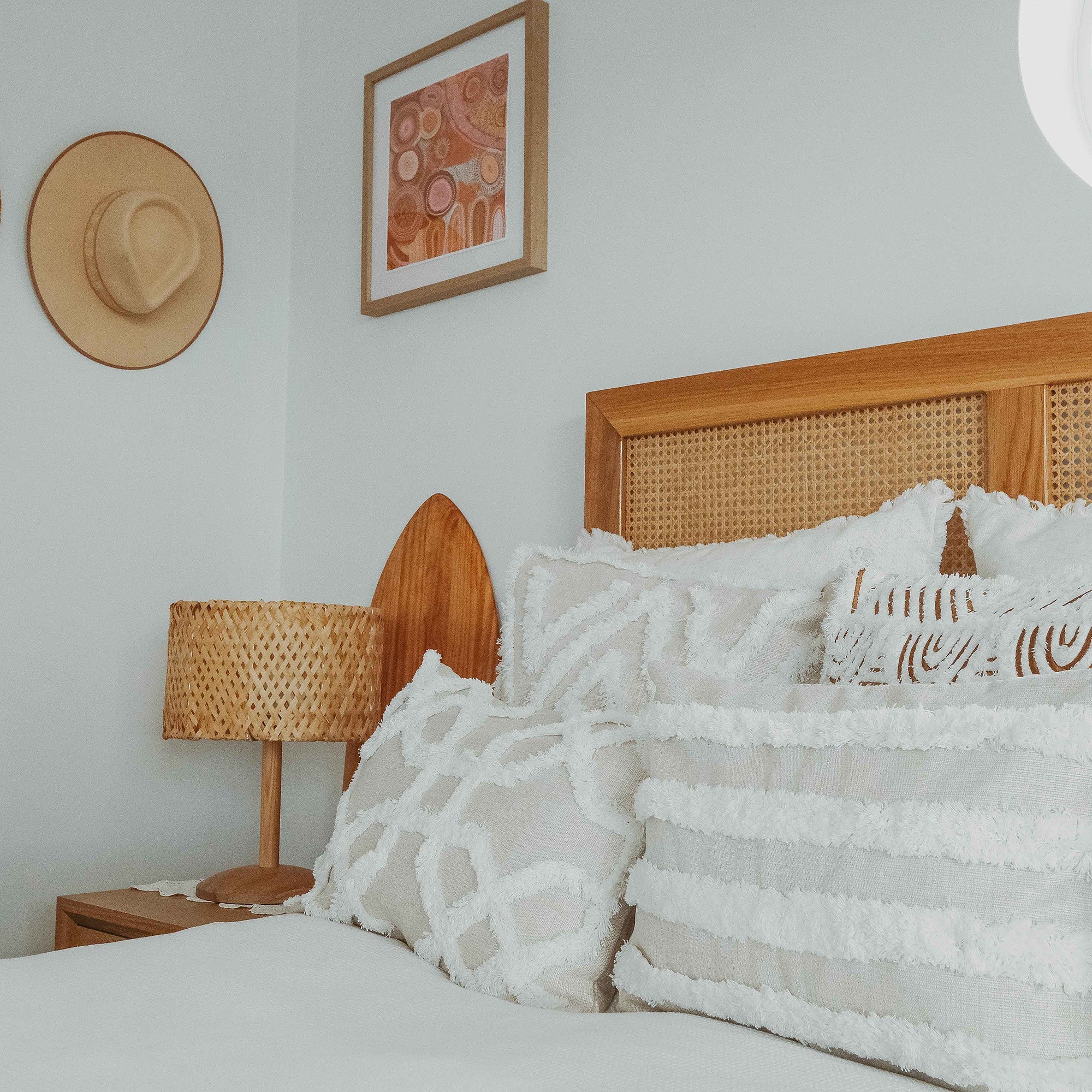 Cushion Cover-Boho Textured Single Sided-Mosman-50cm x 50cm