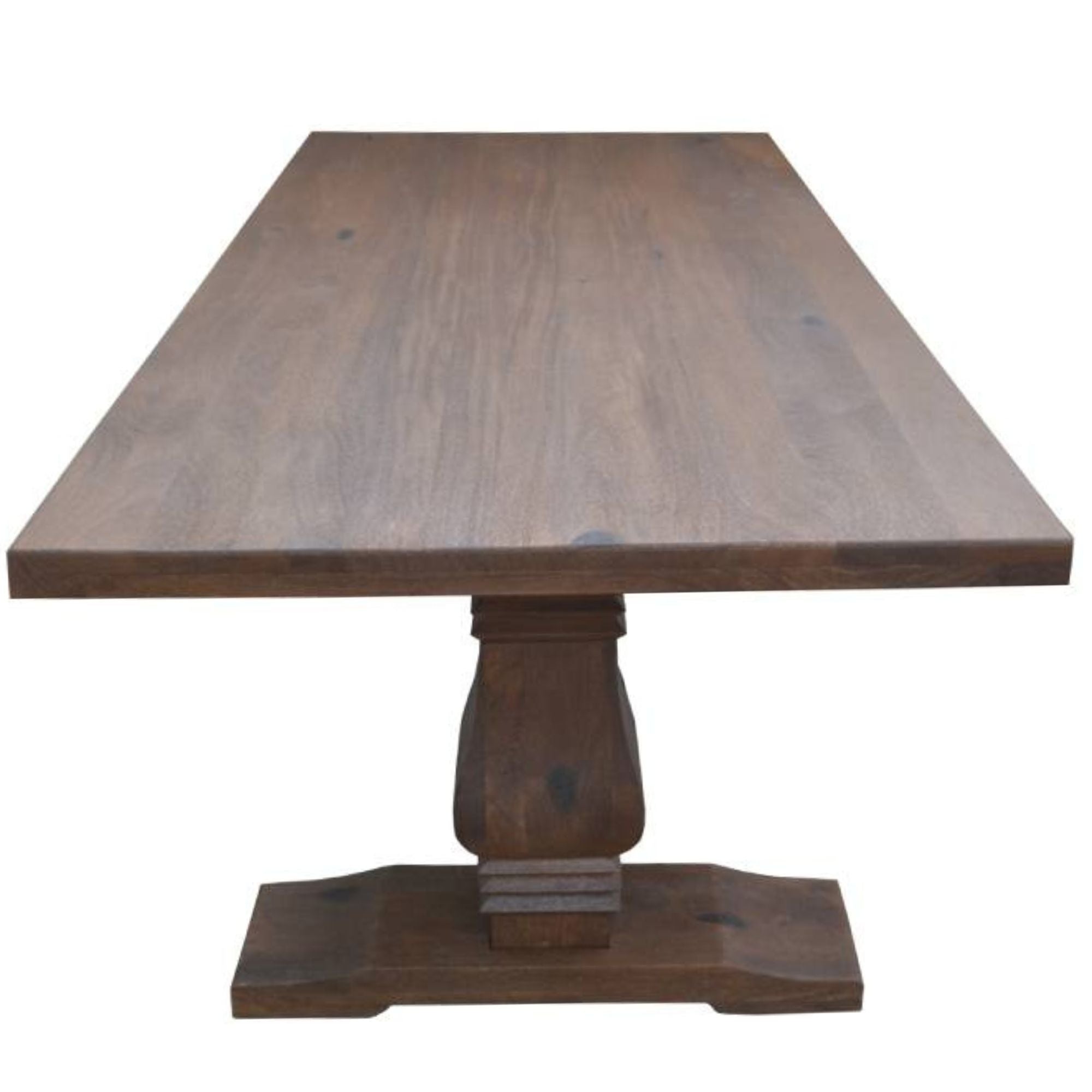 Florence 3pc Dining Table Set 230cm 2pc Seat Bench Pedestal French Provincial