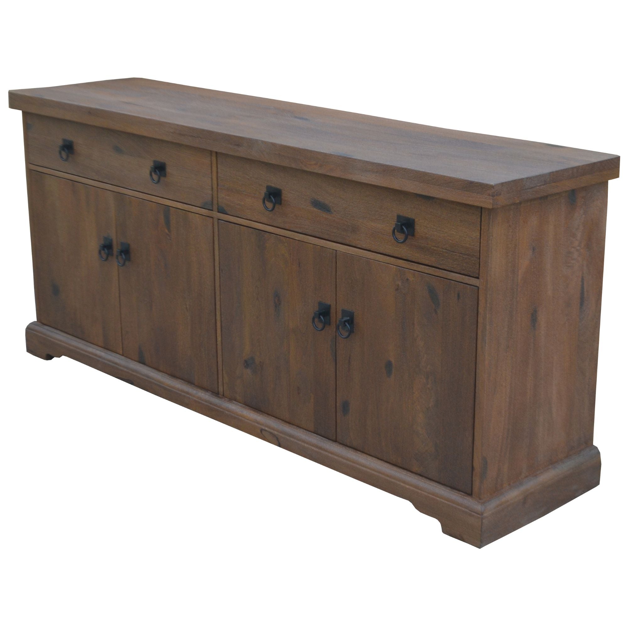 Florence Buffet Table 180cm 2 Door 4 Drawer Solid Mango Timber Wood