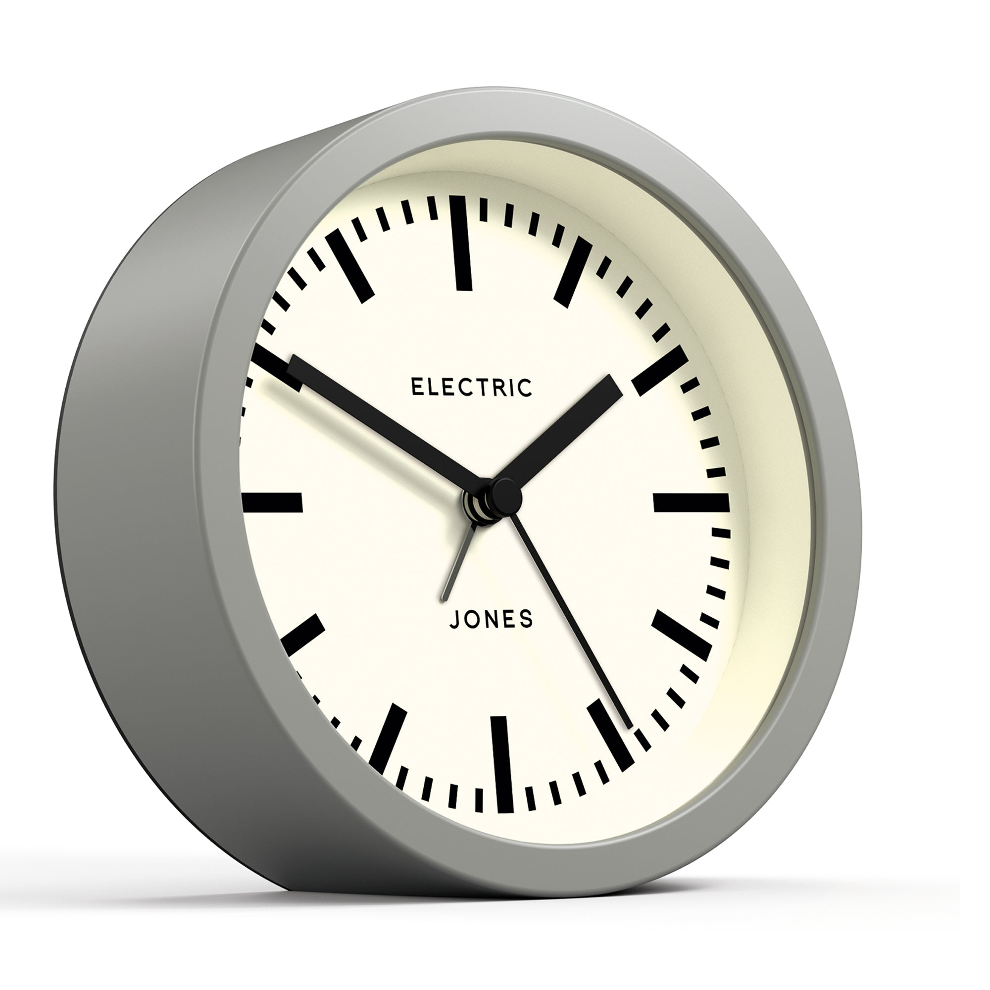 Newgate Jones Eclipse Alarm Clock Grey