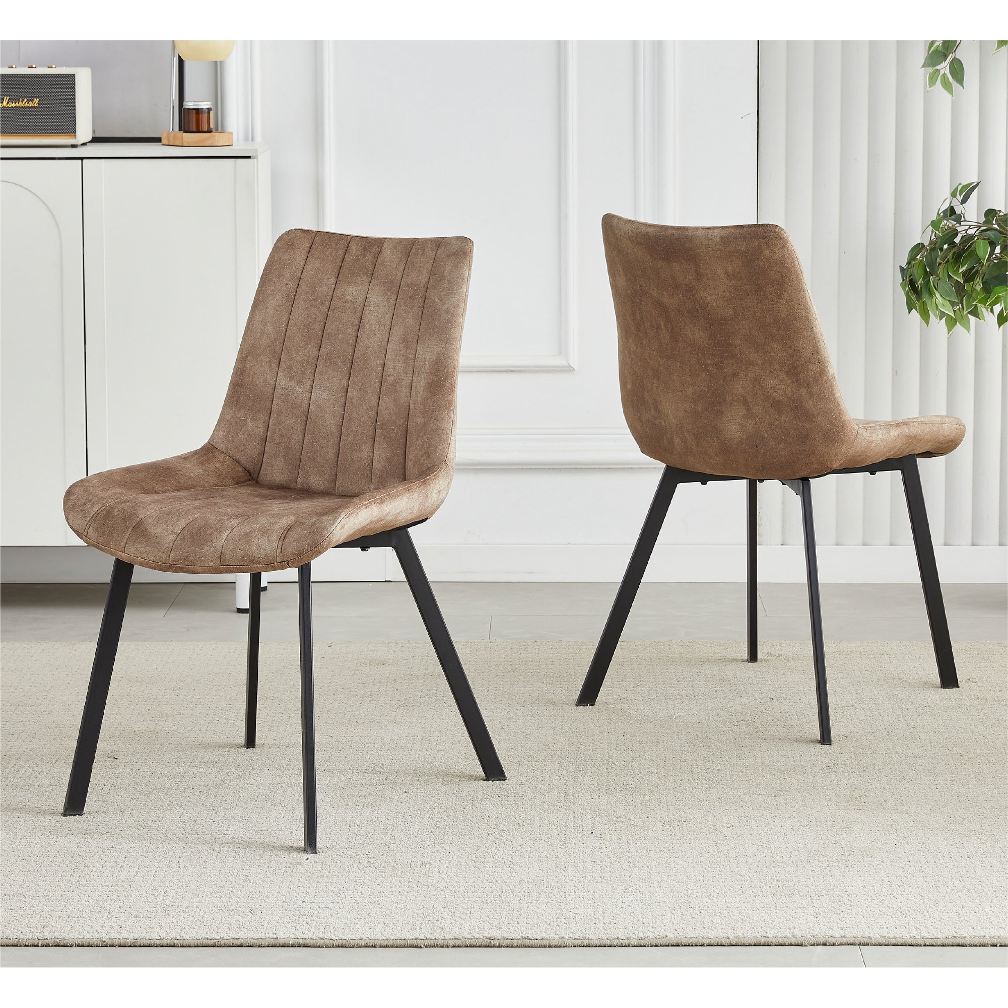 Sloane Fabric Dining Chairs (Set of 4) - Taupe