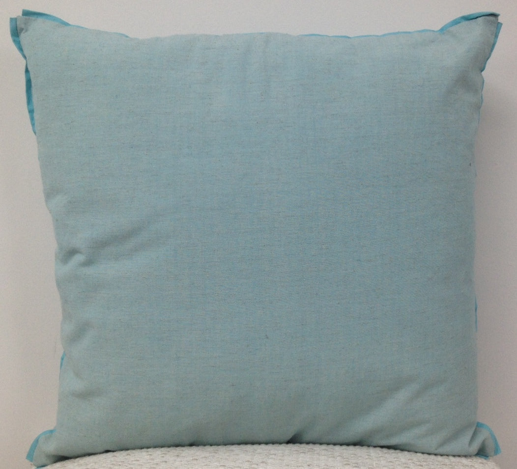 Frida Aqua Blue Cushion Cover