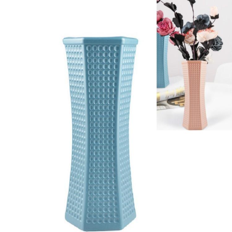 Versatile Plastic Vase for Creative Wet and Dry Flower Arrangements - Pink