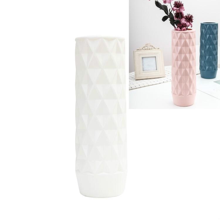 Creative Plastic Vase for Home Decoration - Flower Arrangement Container - Pink