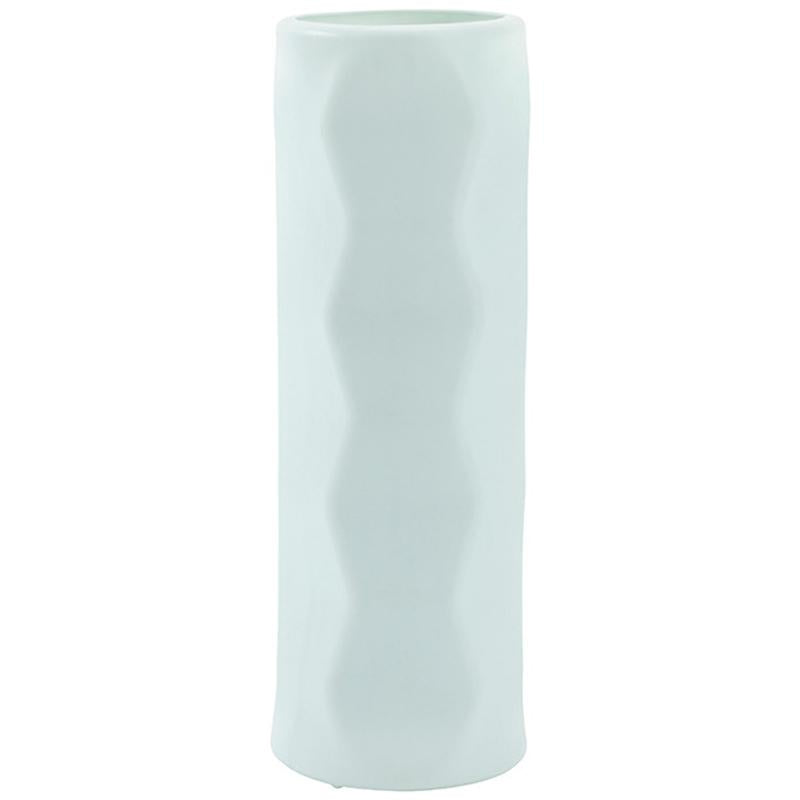 Wave Drop-proof Imitation Porcelain Vase - Simple Home Decor - White