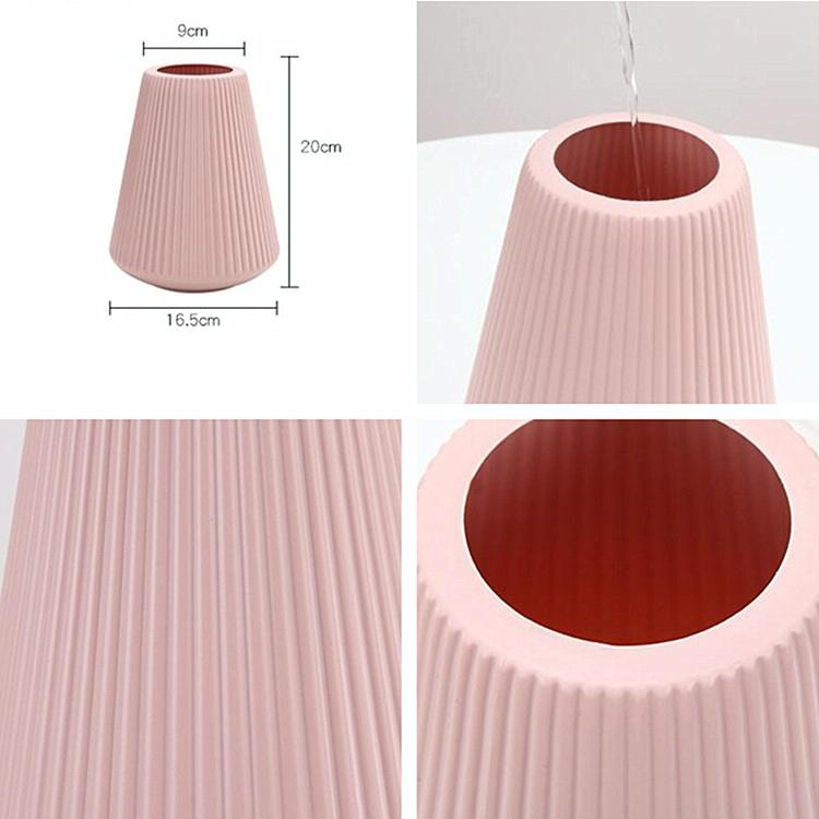 Decorative Wet and Dry Flower Vases for Creative Home Furnishings - Milk White