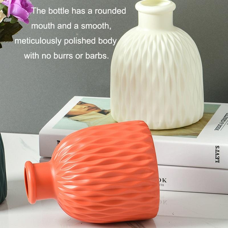 Versatile Drop-resistant Potted Plant Vase for Wet and Dry - Sea Blue