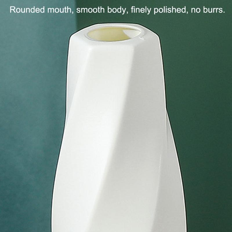 Minimalist Living Room Dried Flower Vase Decor - Milk White