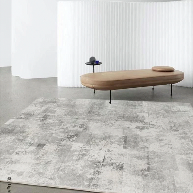 Modern Grey Microfiber Rug 200cm*300cm