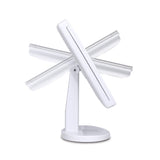 Embellir Tri-fold Makeup Mirror 1X2X3X Magnifying with LED Light Travel Portable