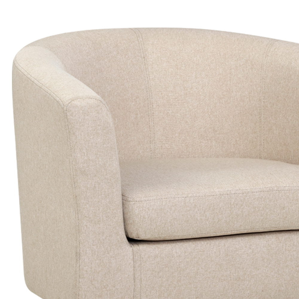 Artiss Armchair Tub Chair Beige Abby
