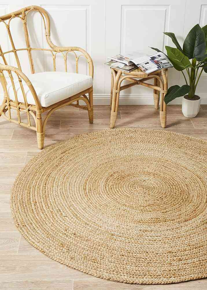 Atrium Polo Natural By Rug Culture - 200X200CM - ROUND