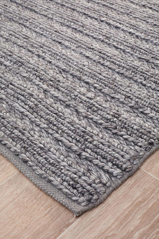 Harvest 801 Steel Rug by Rug Culture -225X155CM - RECTANGLE