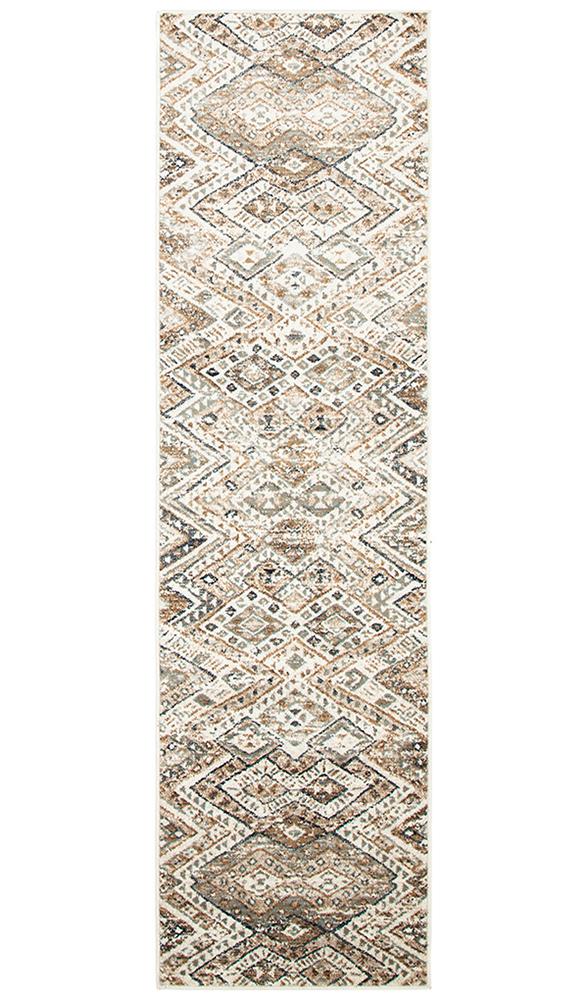 Oxford 433 Bone Runner By Rug Culture - 300X80CM - RUNNER
