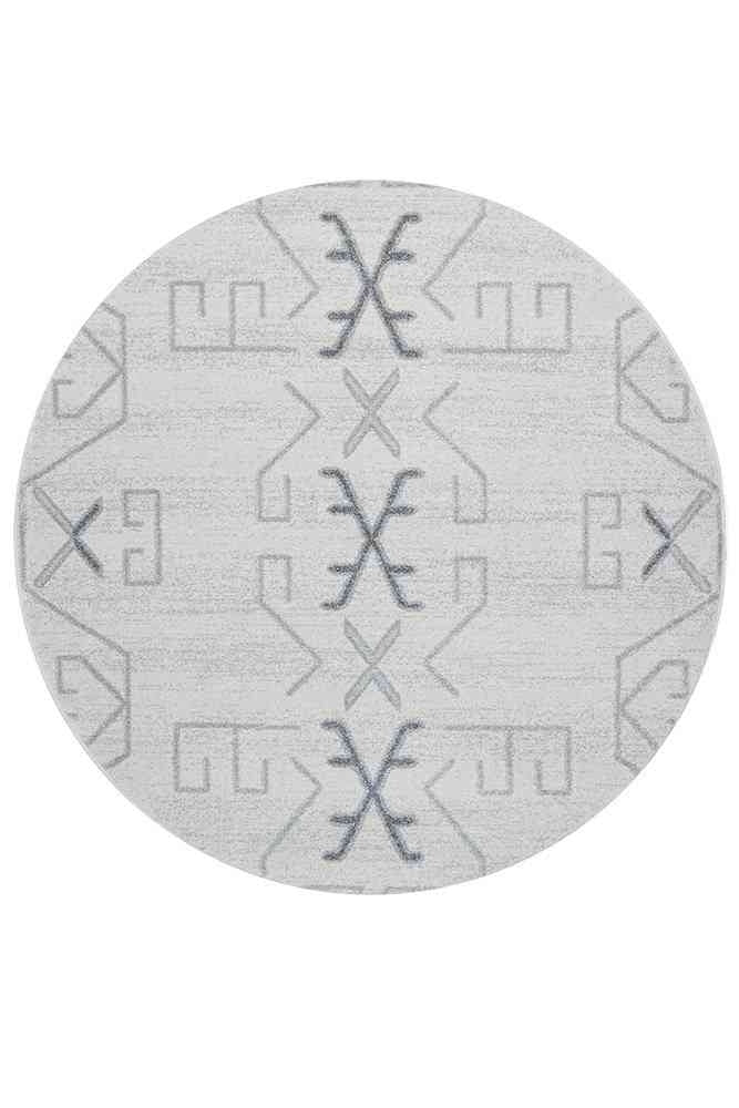 Paradise Round Cala Grey by Rug Culture - 200X200CM - ROUND