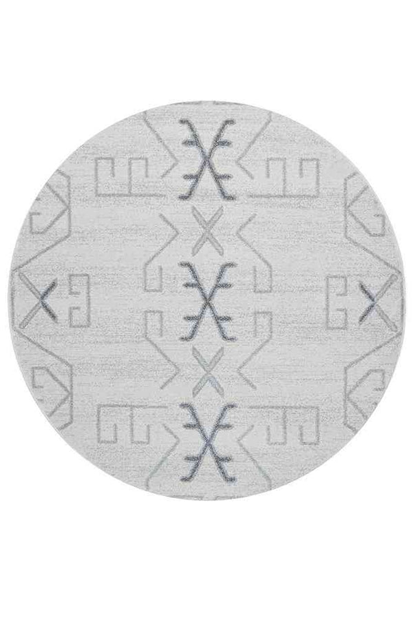 Paradise Round Cala Grey by Rug Culture - 240X240CM - ROUND