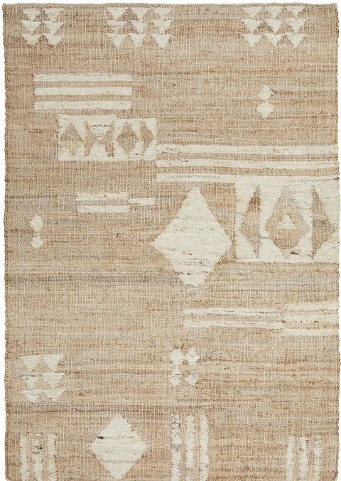 Sahara Abel Natural Rugs by Rug Culture-225X155CM - RECTANGLE