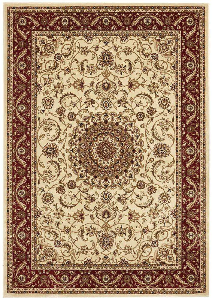 Sydney 9 Ivory Red by Rug Culture - 400X300CM - RECTANGLE