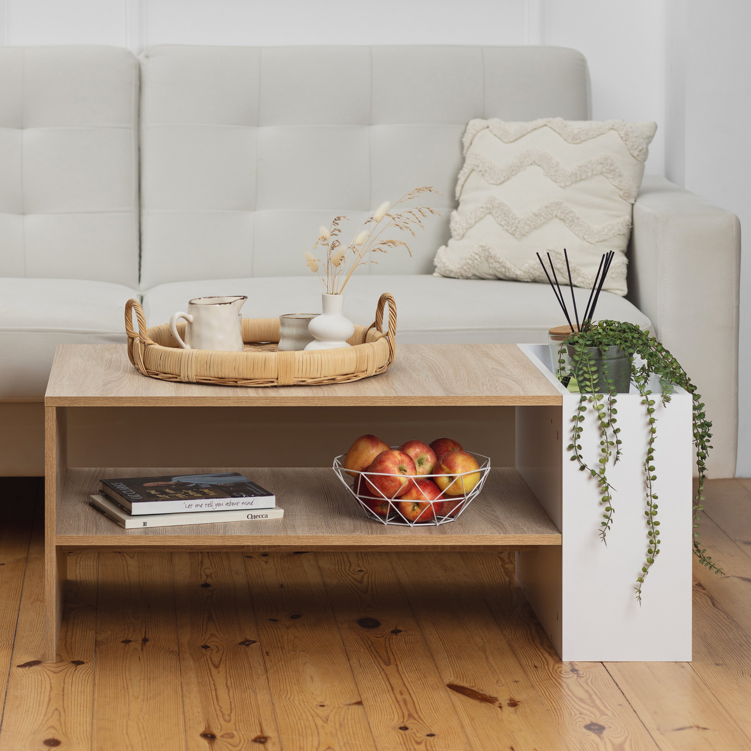 VIENNA COFFEE TABLE - NATURAL OAK