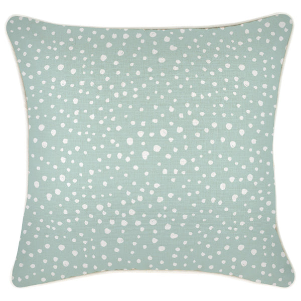 Cushion Cover-With Piping-Lunar Pale Mint-45cm x 45cm