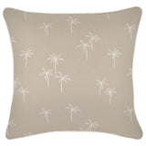 Cushion Cover-With Piping-Palm Cove Beige-45cm x 45cm