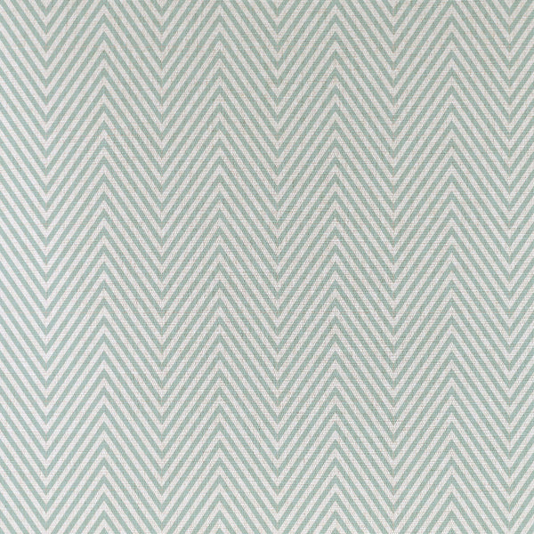 Cushion Cover-Coastal Fringe Natural-Zig Zag Pale Mint-45cm x 45cm