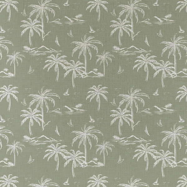 Cushion Cover-Coastal Fringe Natural-Postcards Sage-60cm x 60cm