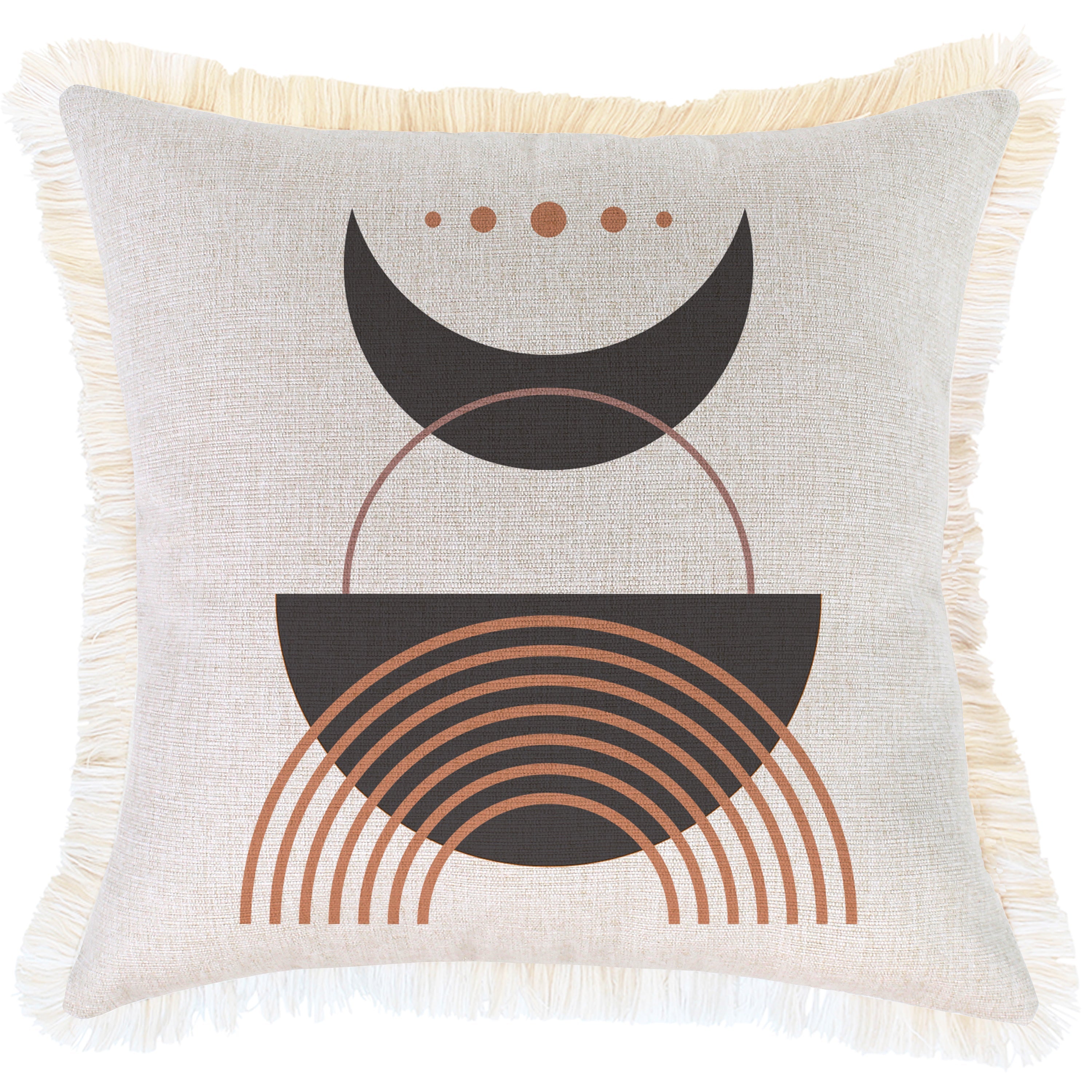 Cushion Cover-Coastal Fringe-Moon-Chaser-45cm x 45cm