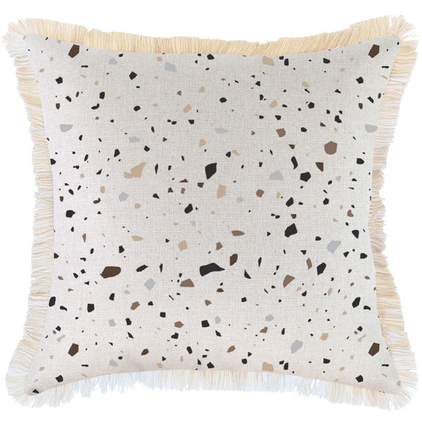 Cushion Cover-Coastal Fringe-Terrazzo-60cm x 60cm