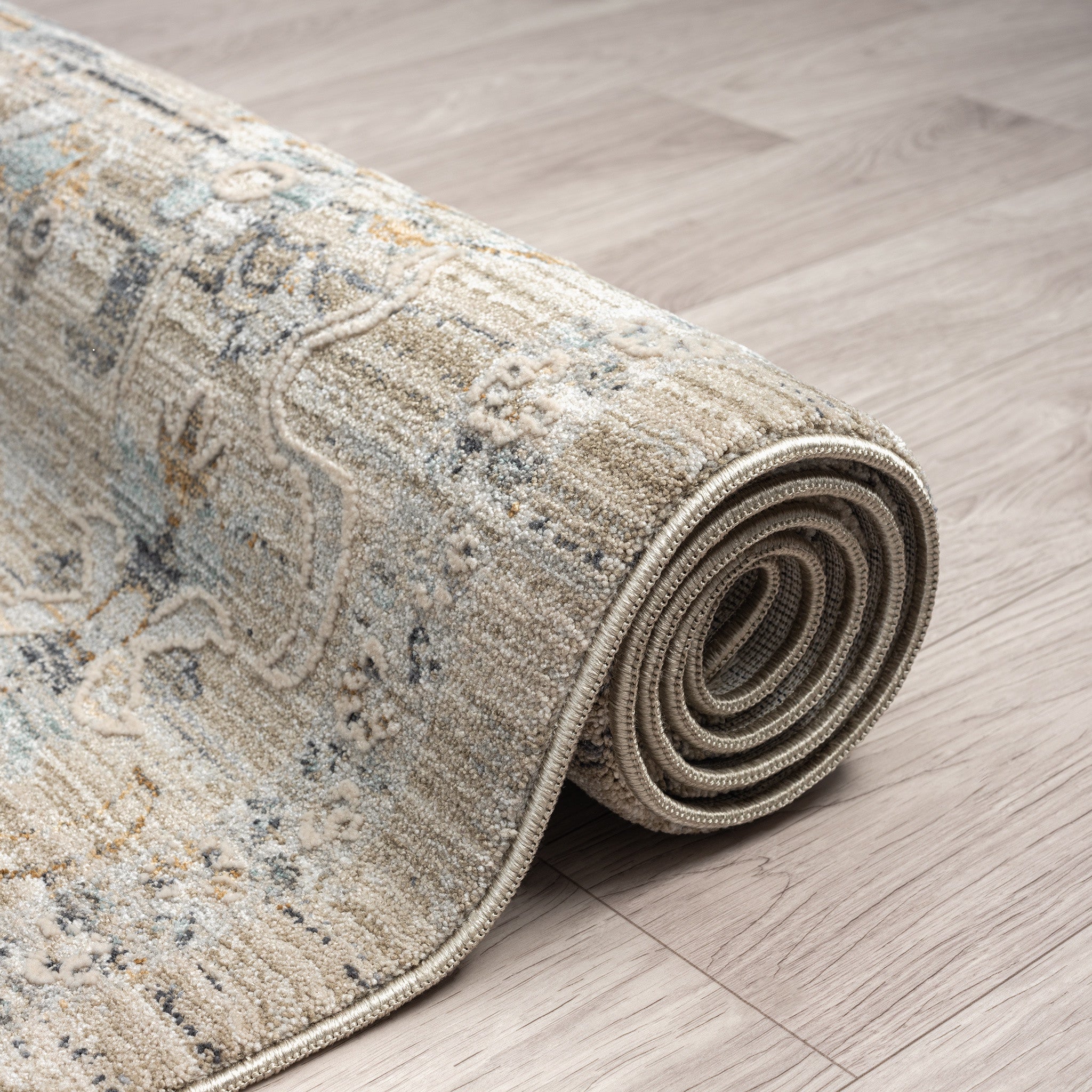 Aubre Contemporary Area Rug - Taupe - 120x180