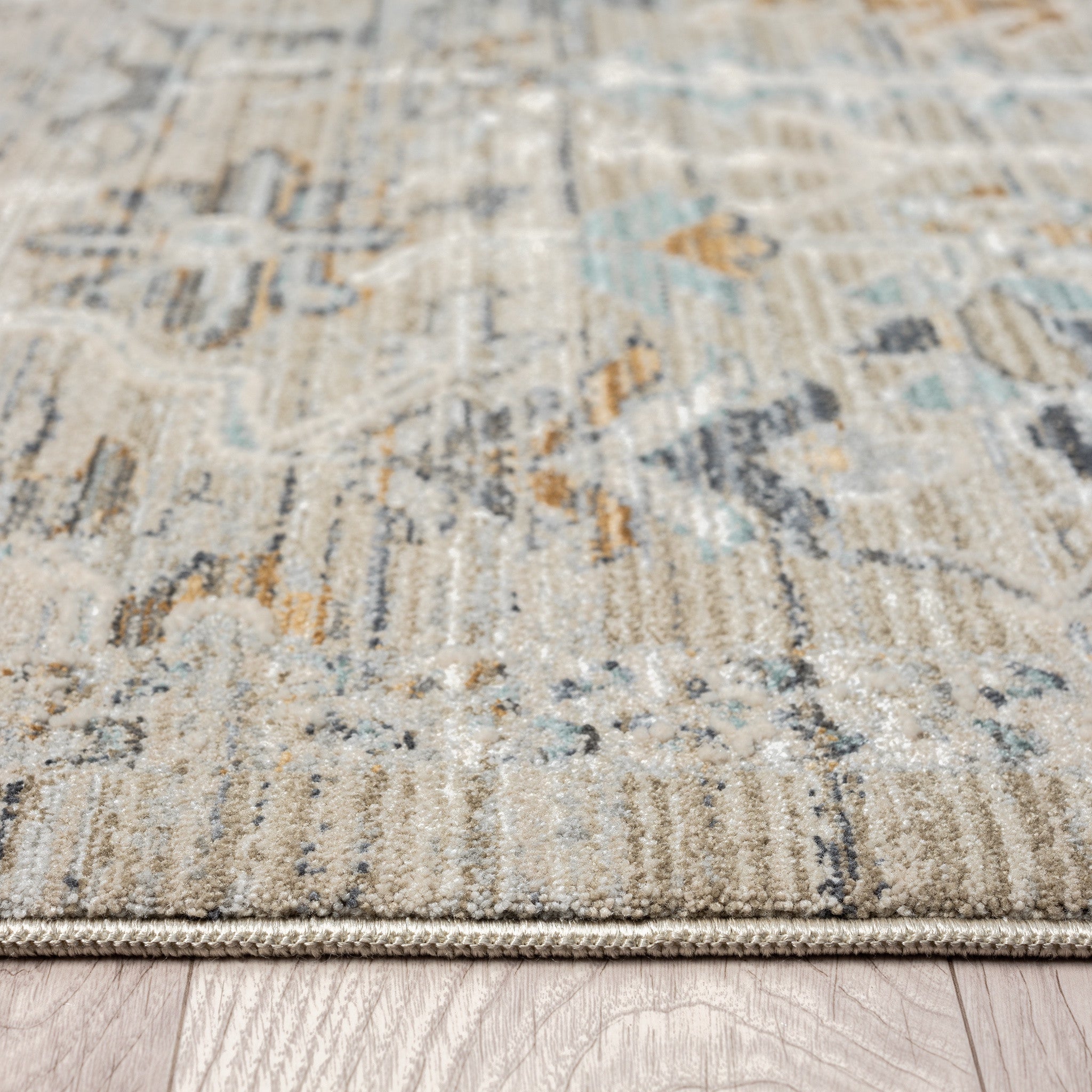 Aubre Contemporary Area Rug - Taupe - 120x180