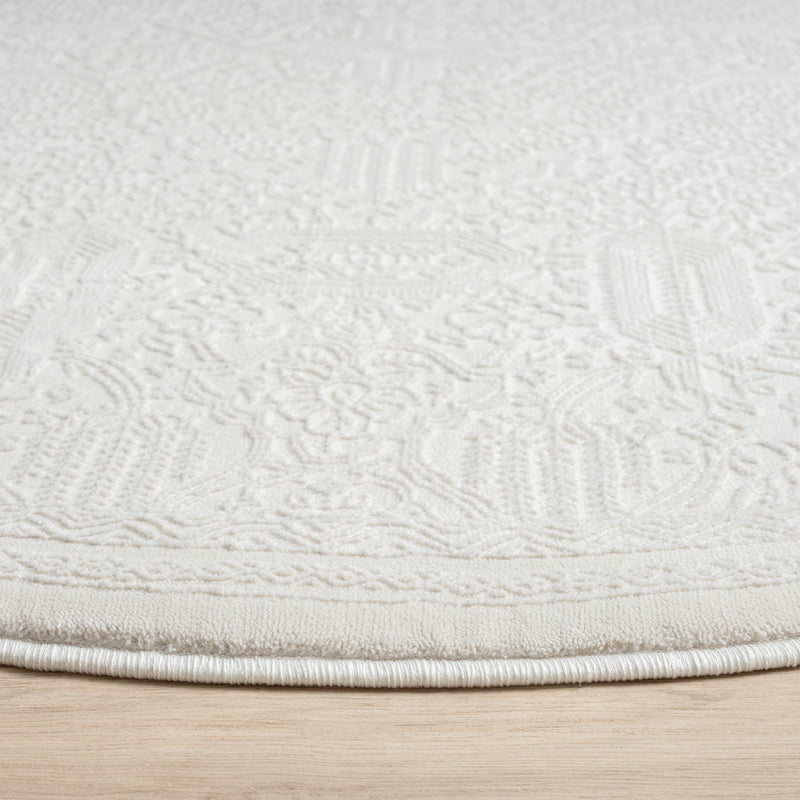 Grande Jacquard Rug - Ivory - 240x330