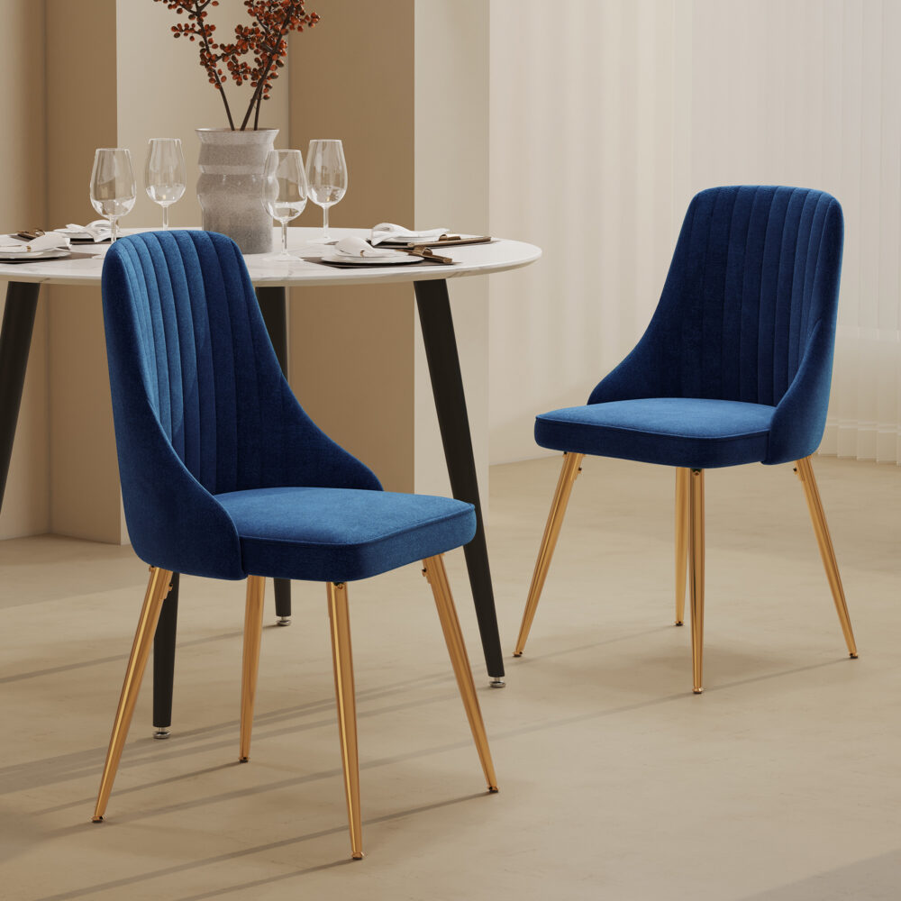 Ocean&#8217;s Velvet Dining Set
