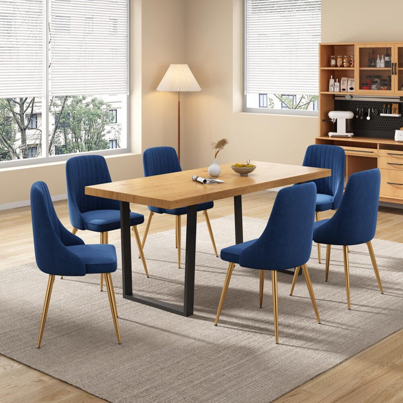 Dinero: Navy Velvet&#038;Natural Table Set