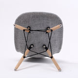 4X Retro Dining Cafe Chair DSW GREY