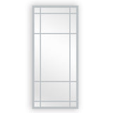 Window Style Mirror Full Length - White 80 CM x 180 CM