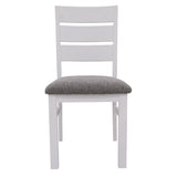 Orville 5pc Dining Set 1.8m Table 3 Chair 1.5m Bench Solid Timber - Multi Color