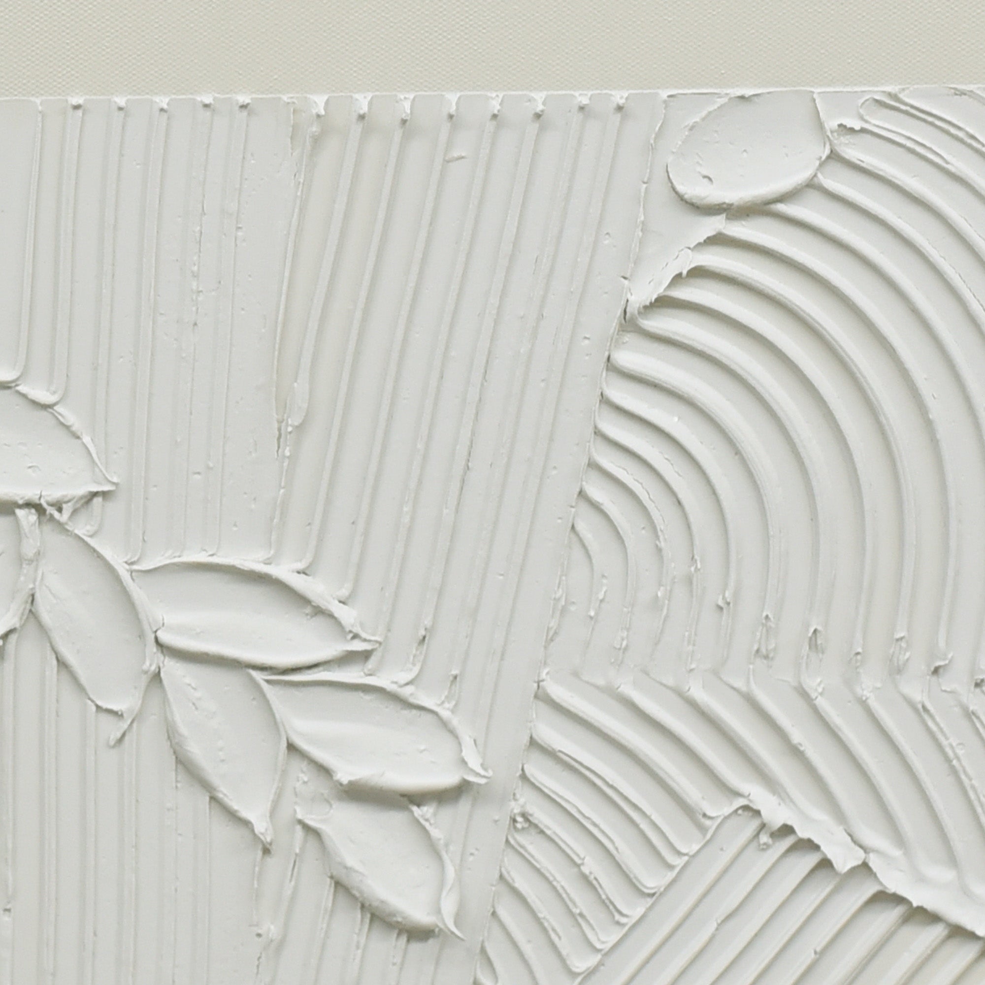 70X90cm Plaster Panorama Dark Wood Framed Hand Painted Canvas Wall Art