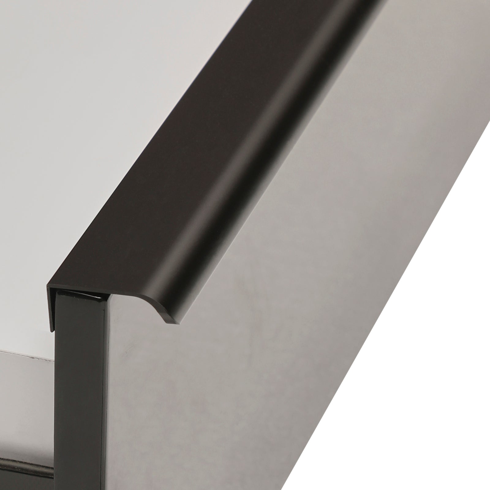 TV Cabinet with 3 Storage Drawers Extendable With Glossy MDF Entertainment Unit in Black Color