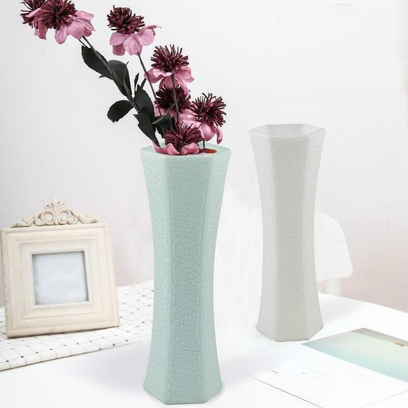 3-piece Plastic Hydroponic Vase Set for Creative Home Decor - Green