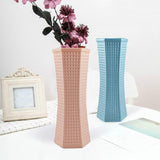 Versatile Plastic Vase for Creative Wet and Dry Flower Arrangements - Pink