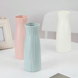 Versatile Plastic Vase for Home Decor and Flower Arrangements - Pink