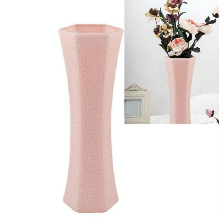 3-piece Plastic Hydroponic Vase Set for Creative Home Decor - Pink