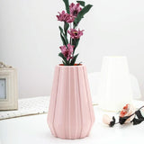 2-piece Plastic Vase for Creative Flower Arrangements - Blue